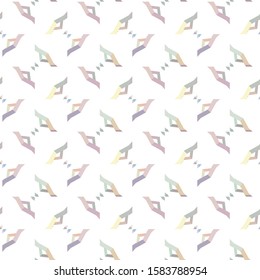 Geometric ornamental vector pattern. Seamless design texture.