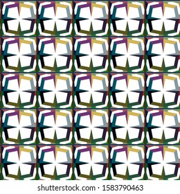 Geometric ornamental vector pattern. Seamless design texture.