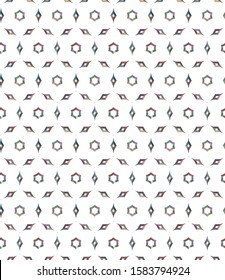 Geometric ornamental vector pattern. Seamless design texture.