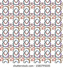 Geometric ornamental vector pattern. Seamless design texture.