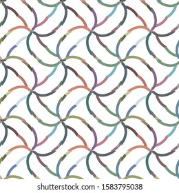 Geometric ornamental vector pattern. Seamless design texture.