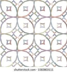 Geometric ornamental vector pattern. Seamless design texture.