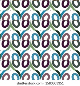 Geometric ornamental vector pattern. Seamless design texture.
