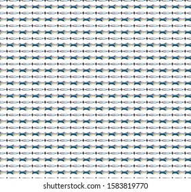 Geometric ornamental vector pattern. Seamless design texture.