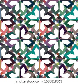 Geometric ornamental vector pattern. Seamless design texture.