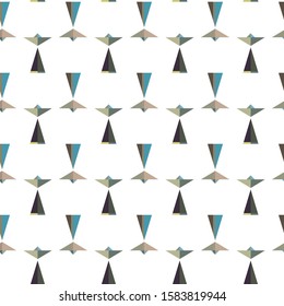 Geometric ornamental vector pattern. Seamless design texture.