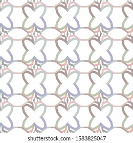 Geometric ornamental vector pattern. Seamless design texture.