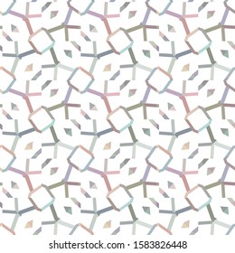 Geometric ornamental vector pattern. Seamless design texture.