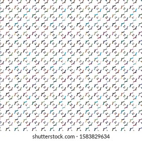 Geometric ornamental vector pattern. Seamless design texture.