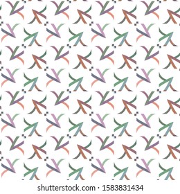 Geometric ornamental vector pattern. Seamless design texture.