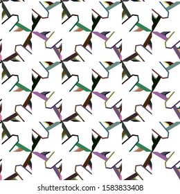 Geometric ornamental vector pattern. Seamless design texture.