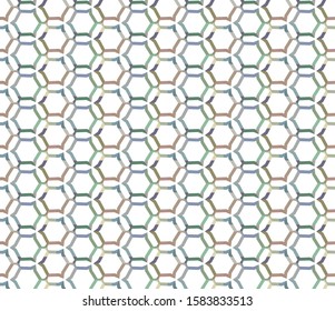 Geometric ornamental vector pattern. Seamless design texture.