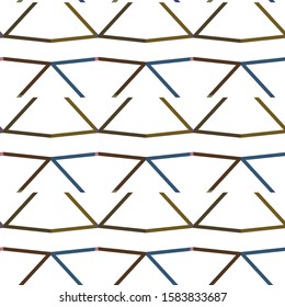 Geometric ornamental vector pattern. Seamless design texture.