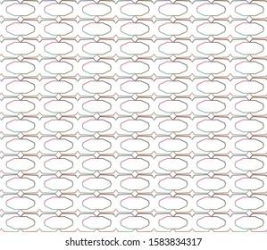 Geometric ornamental vector pattern. Seamless design texture.