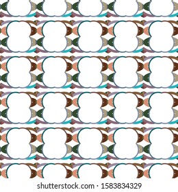 Geometric ornamental vector pattern. Seamless design texture.