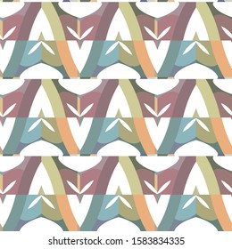 Geometric ornamental vector pattern. Seamless design texture.