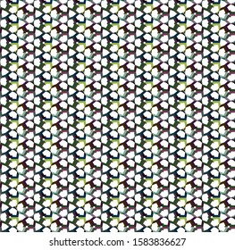 Geometric ornamental vector pattern. Seamless design texture.