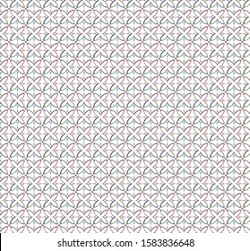 Geometric ornamental vector pattern. Seamless design texture.