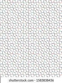 Geometric ornamental vector pattern. Seamless design texture.