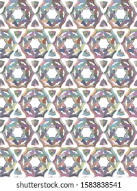 Geometric ornamental vector pattern. Seamless design texture.