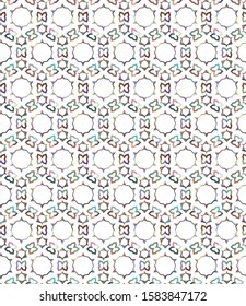 Geometric ornamental vector pattern. Seamless design texture.