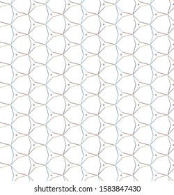 Geometric ornamental vector pattern. Seamless design texture.