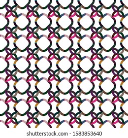Geometric ornamental vector pattern. Seamless design texture.