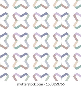 Geometric ornamental vector pattern. Seamless design texture.