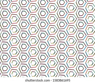 Geometric ornamental vector pattern. Seamless design texture.