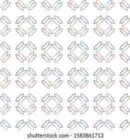 Geometric ornamental vector pattern. Seamless design texture.