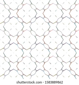 Geometric ornamental vector pattern. Seamless design texture.