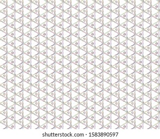 Geometric ornamental vector pattern. Seamless design texture.