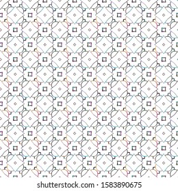 Geometric ornamental vector pattern. Seamless design texture.