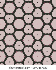 Geometric ornamental vector pattern. Seamless design texture.