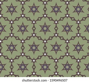 Geometric ornamental vector pattern. Seamless design texture.