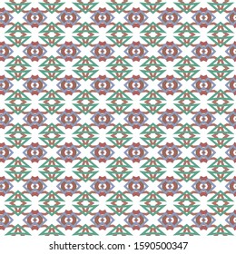 Geometric ornamental vector pattern. Seamless design texture.