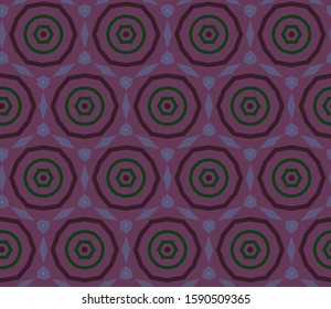 Geometric ornamental vector pattern. Seamless design texture.