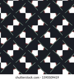 Geometric ornamental vector pattern. Seamless design texture.