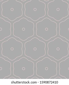 Geometric ornamental vector pattern. Seamless design texture.