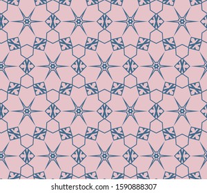 Geometric ornamental vector pattern. Seamless design texture.