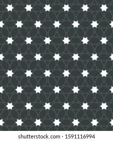 Geometric ornamental vector pattern. Seamless design texture.