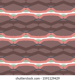 Geometric ornamental vector pattern. Seamless design texture.