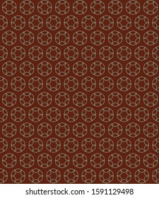 Geometric ornamental vector pattern. Seamless design texture.