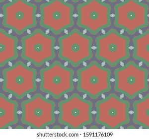 Geometric ornamental vector pattern. Seamless design texture.