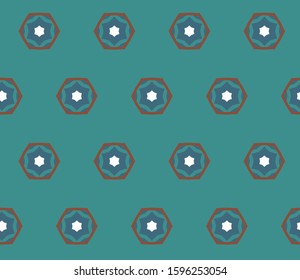 Geometric ornamental vector pattern. Seamless design texture.