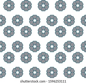 Geometric ornamental vector pattern. Seamless design texture.