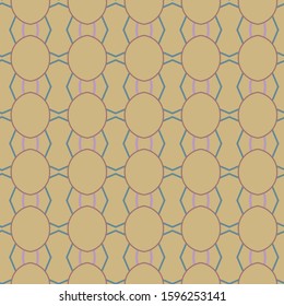 Geometric ornamental vector pattern. Seamless design texture.
