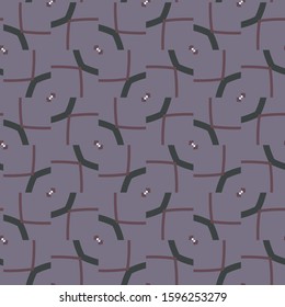 Geometric ornamental vector pattern. Seamless design texture.