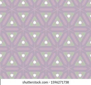 Geometric ornamental vector pattern. Seamless design texture.