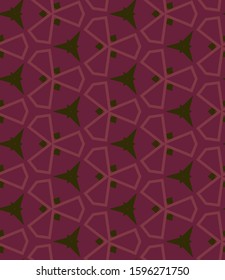 Geometric ornamental vector pattern. Seamless design texture.
